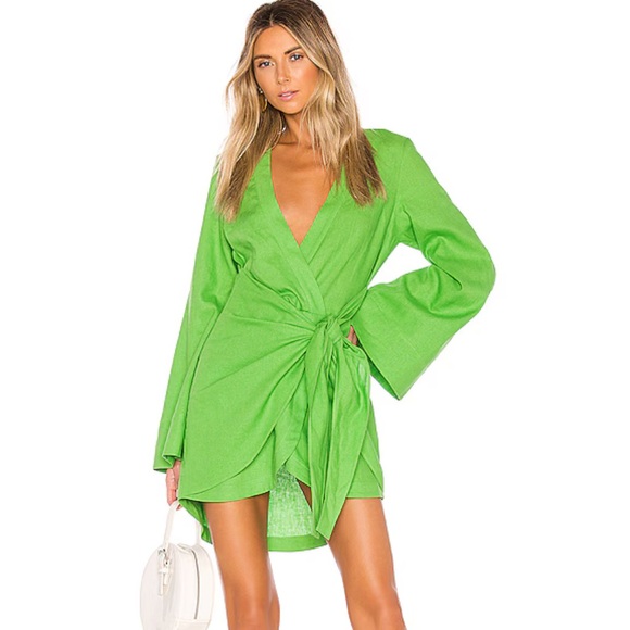 L’Academie The Janeiro Dress in Lime - Picture 2 of 4